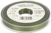 SATIN LUXE [ SATIJN LINT ] 10MM 25M - 0080 GROEN