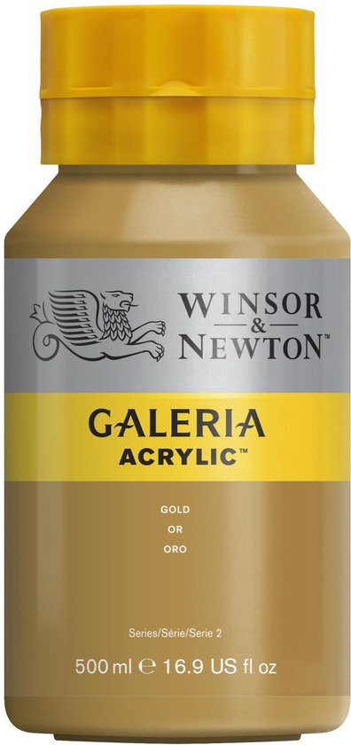 Winsor & Newton Galeria Acryl 500ml Gold | bol.com