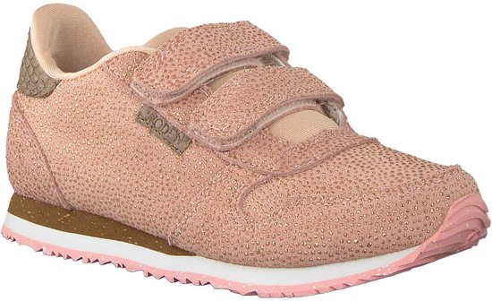 WODEN Meisjes Sneakers Sandra Pearl Kids - Roze - Maat 33 | bol.com