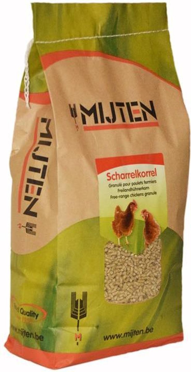 Mijten Legkorrel - Kippenvoer Volledig - Complete Pluimveevoer voor Legkippen - Kippenbrok Kippenvoeding - Veel Calcium - 5kg