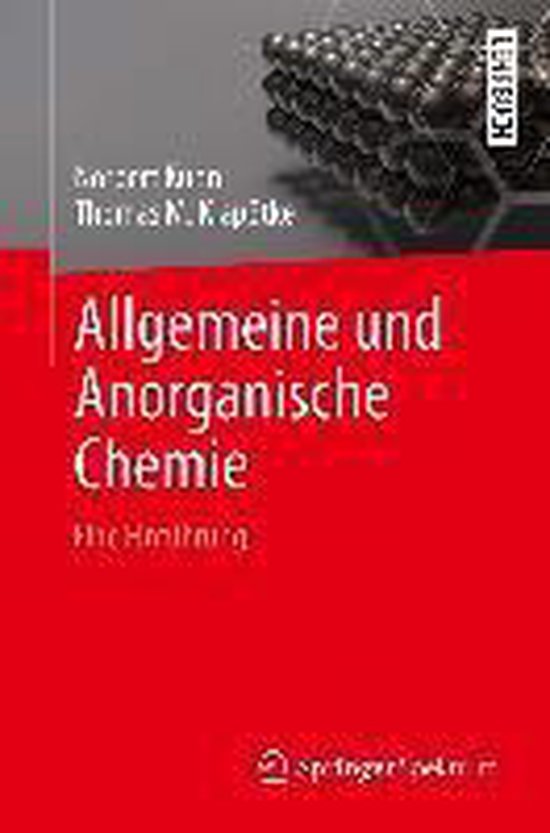 Allgemeine Und Anorganische Chemie Allgemeine Und Anorganische Chemie | 9783642368653 | Norbert Kühn