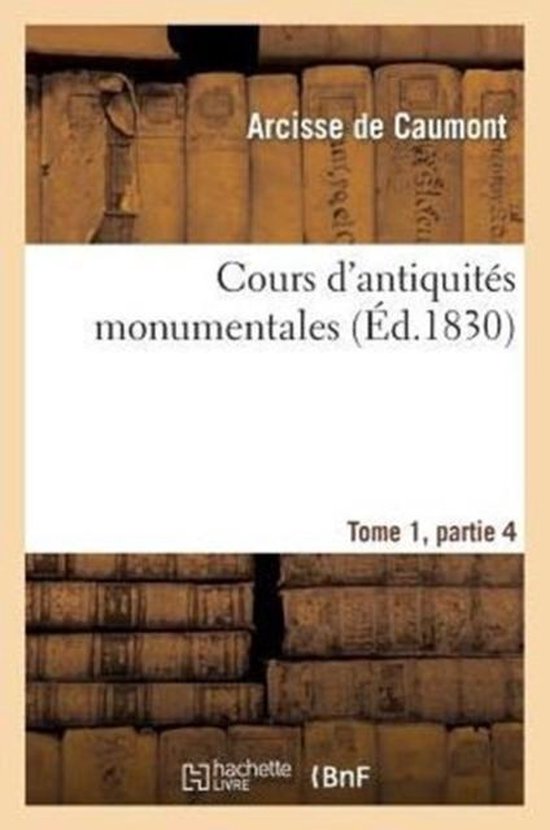 Foto: Cours d antiquites monumentales tome 1 partie 4