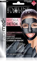 Eveline Cosmetics Facemed+ Hydra Detox Purifying & Moisturising Carbon Mask 2x5ml.