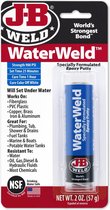 Adhérence et durcissement du JB-Waterweld 8277 même sous l'eau