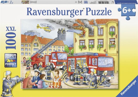 Vervelen radioactiviteit instinct Ravensburger puzzel Brandweer - Legpuzzel - 100 stukjes | bol.com