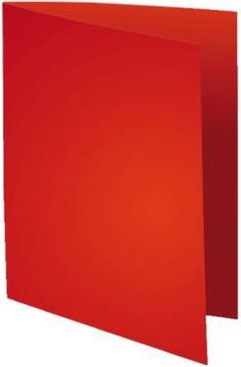 Vouwmap Exacompta Flash A4 80gr Rood