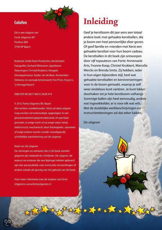 Kerstballen haken