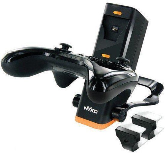 Nyko Dubbel Docking Station Pro Zwart (Wii U) (US stekker)