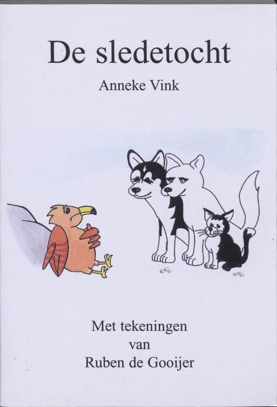Cover van het boek 'De sledetocht' van A. Vink