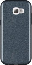 HB Hoesje Geschikt voor Samsung Galaxy A5 2017 - Glitter Back Cover - Zwart
