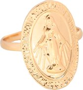 Dielay - Ring Maria - Metaal - One Size - Goudkleurig