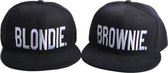 Blondie & Brownie snapback Petten | set | Cap | Pet