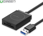 Ugreen 20250 geheugenkaartlezer Zwart USB 3.2 Gen 1 (3.1 Gen 1)