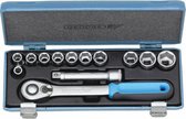 Gedore 2545810 Dopsleutelset Metrisch 1/2" (12.5 mm) 13-delig