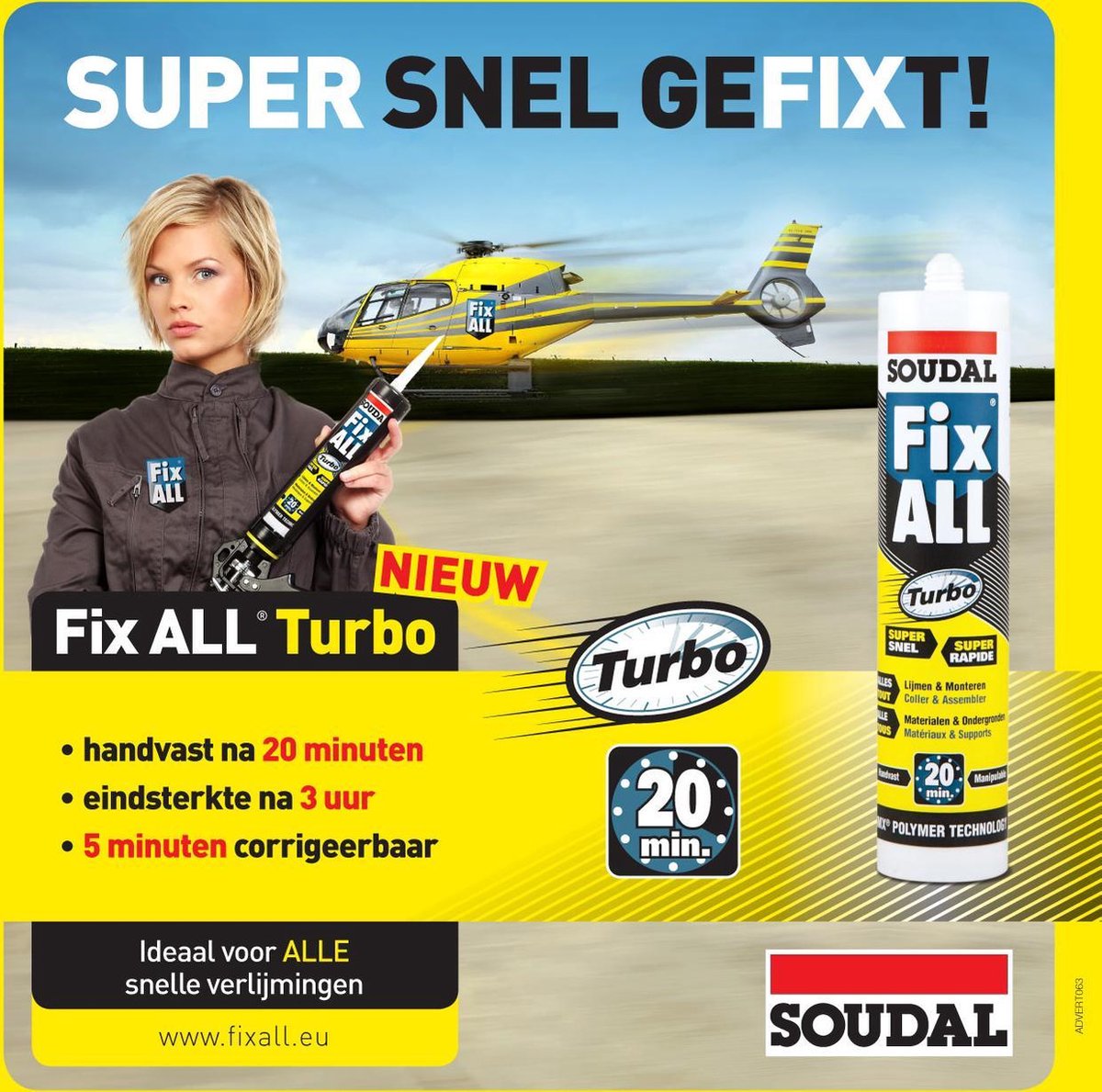 Soudal Fix All Turbo 290ml - 12stuks - Soudal