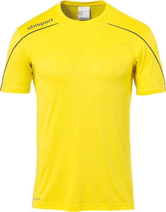Uhlsport Stream 22 Teamshirt Junior Sportshirt - Maat 140  - Unisex - geel/zwart