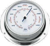 Barigo Roestvrij Staal Gepolijste Barometer 85 Mm Zilver 110 x 32 mm