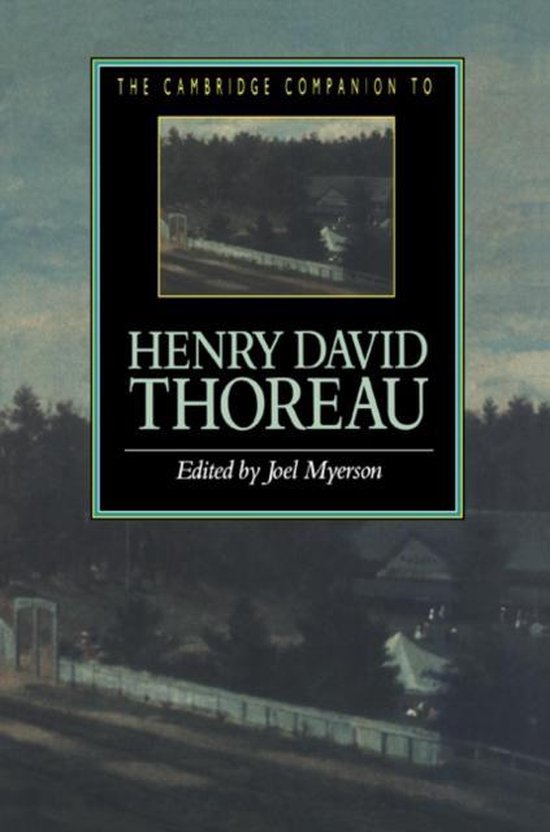 Cambridge Companion To Henry David Thoreau - cover