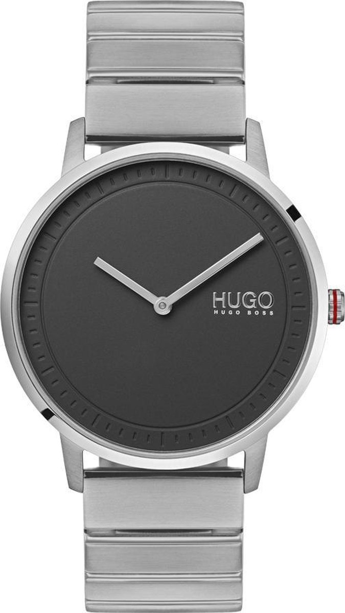 HUGO HU1520019 #ECHO - Polshorloge - Staal - Zilverkleurig - Ø 40 mm