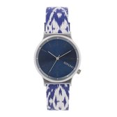 Komono Wizard Print Batik Blues horloge KOM-W1835