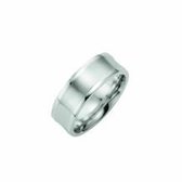 Kiss Me bague argent mat - brillant KM135 taille 50