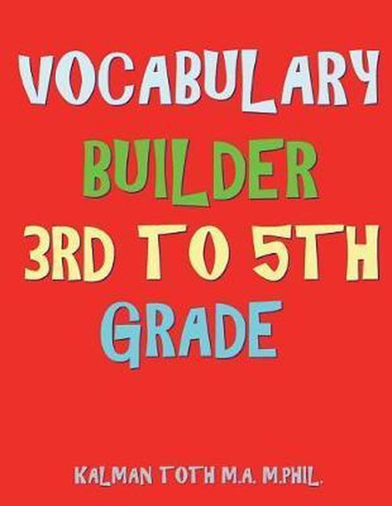 Vocabulary Builder 3rd To 5th Grade - cover