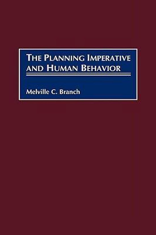 The Planning Imperative and Human Behavior - cover