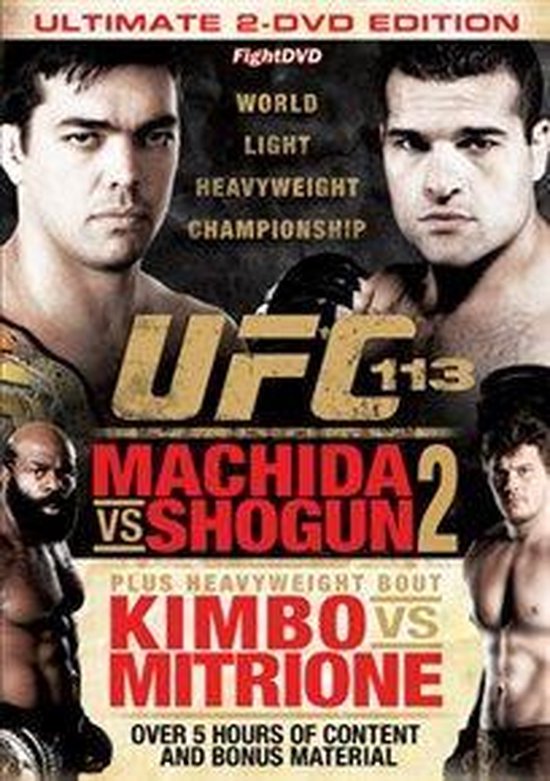 Cover van de film 'UFC 113 - Machida vs. Shogun 2'