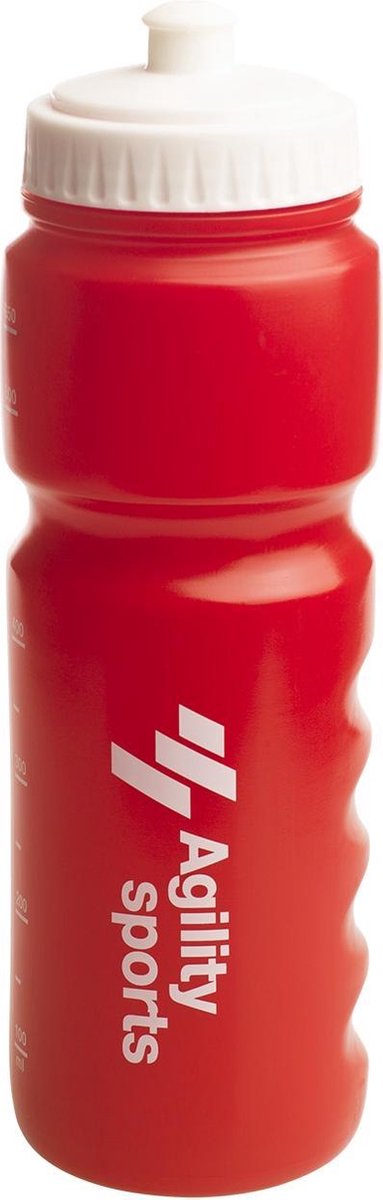 Bidon 4 stuks | Agility Sports | Sportbidon | Drinkfles| 0,75L | Rood |