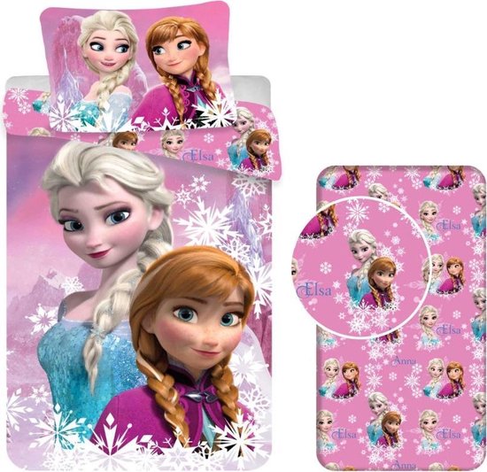 Disney Frozen Dekbedovertrek Eenpersoons 140x200 cm Inclusief Hoeslaken |  bol