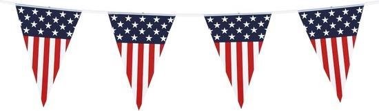 8x Vlaggenlijn/vlaggetjes Amerika/USA 6 meter - slingers | bol