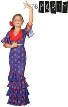 Kostuums voor Kinderen Flamenco dancer Blauw