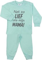 Fun2Wear Zo lief als mama Pyjama Mint maat 116