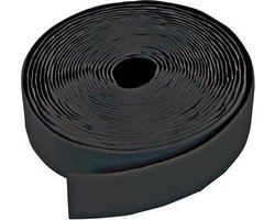 Fixman Zelfklevend klittenband - 25 mm breed - 5 meter lang - zwart - 2 rollen