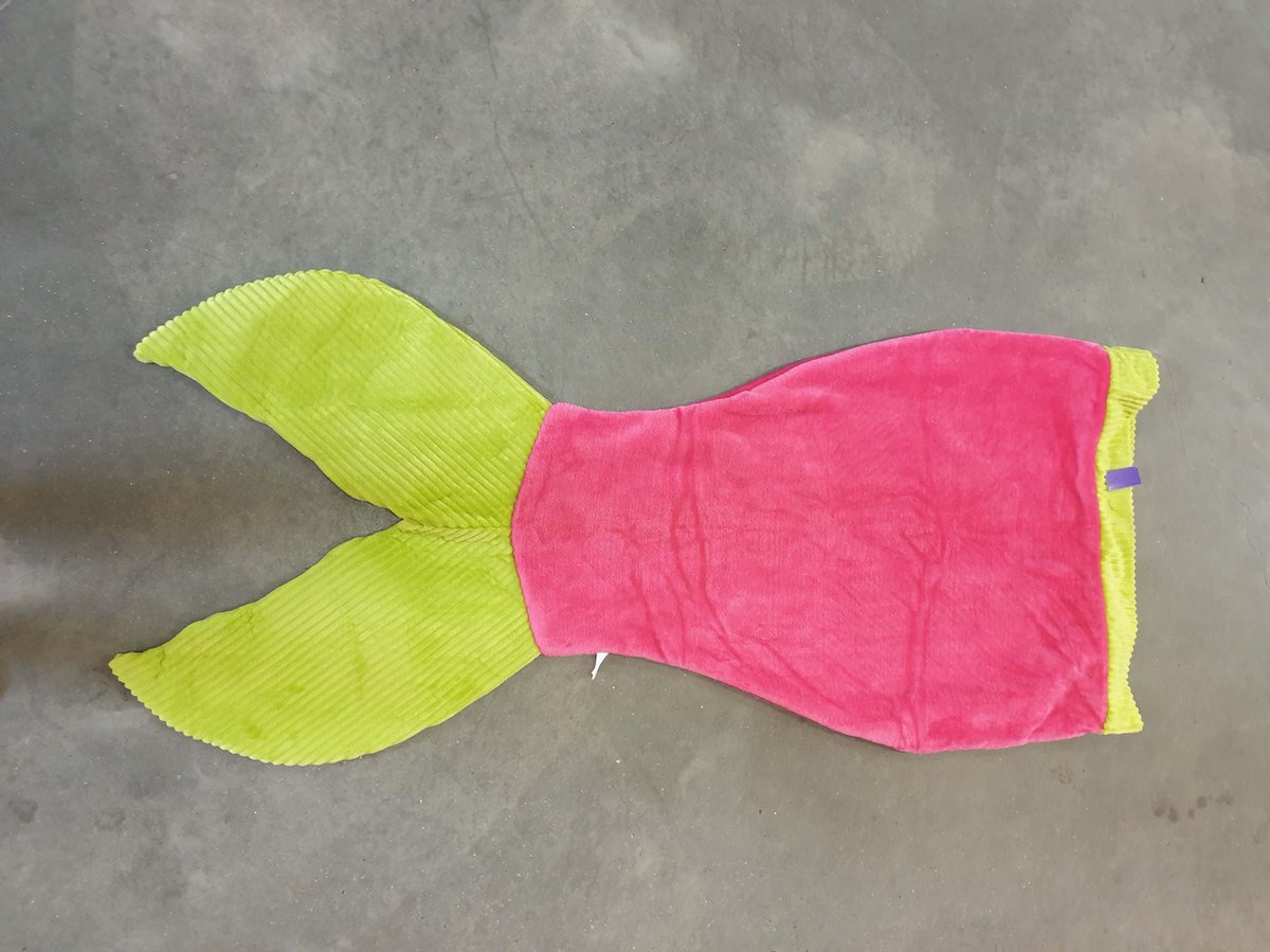 Arjo Toys Zeemeermin voetenzak voor kinderen - plaid - zeemeermindeken voor kinderen
