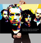 Poster WPAP Pop Art Coldplay