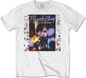 Prince Heren Tshirt -L- Purple Rain Album Wit