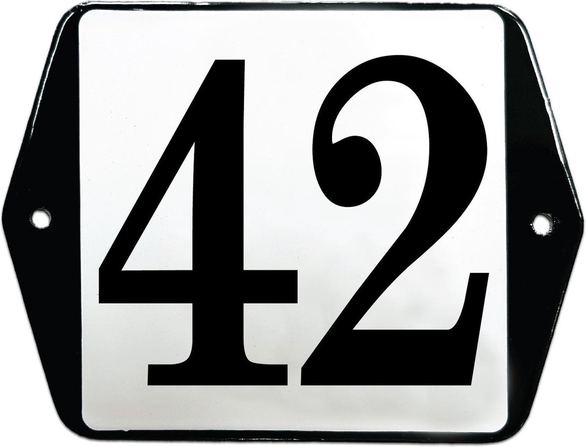 Emaille huisummer model oor - 42