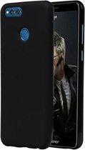 Zwart TPU back case cover Hoesje voor Huawei Honor 7X