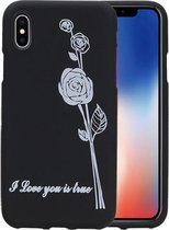 Roos TPU back case cover Hoesje voor Apple iPhone X