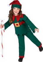 WELLY INTERNATIONAL - Kerstelf outfit voor kinderen - 140/152 (10-12 jaar)