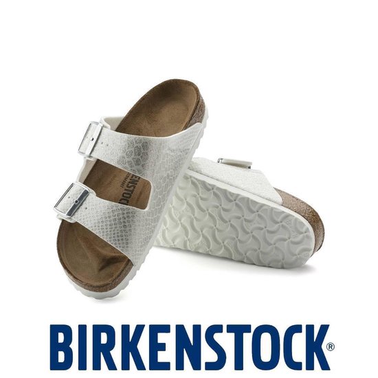 white arizona birkenstocks size 38