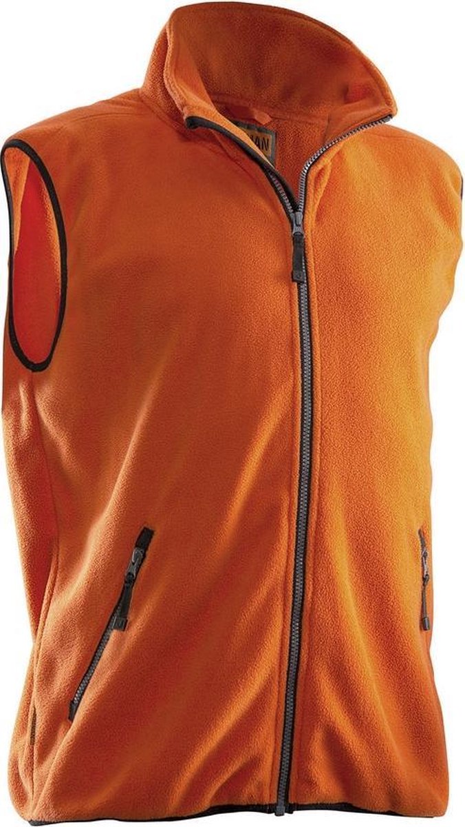 Jobman 7501 Fleece Vest 65750175 - Oranje - L