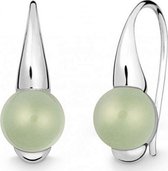 Quinn zilveren oorbellen met prasiolite - 035770935