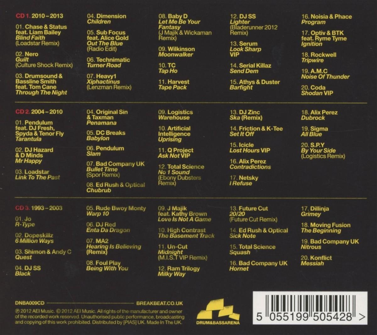 Drum & Bass Arena Anthology 2, various artists CD (album) Muziek