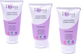 Derma Eco Woman Handcrème 3 x 75 ml - Voordeelverpakking