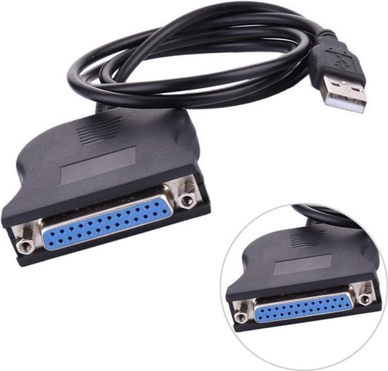 USB 2.0 Naar DB25 Parallel Printer Kabel Adapter Converter - USB To 25-Pin  Paralelle... | bol.com