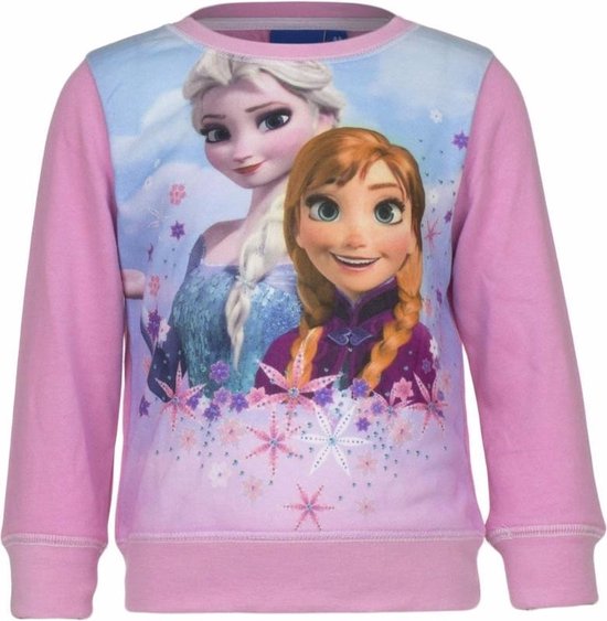 Disney Frozen trui roze voor meisjes 128 (8 jaar) | bol.com
