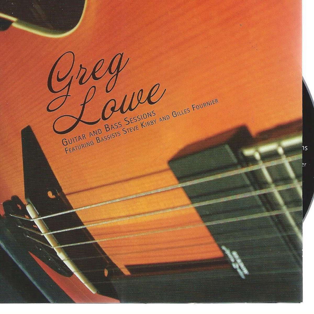 GREG LOWE GUITAR  and BASS SESSIONS
