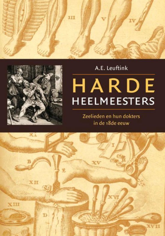 Cover van het boek 'Harde heelmeesters' van A.E. Leuftink
